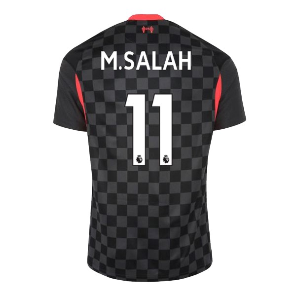 Camiseta Liverpool NO.11 M.Salah Tercera equipo 2020-2021 Negro